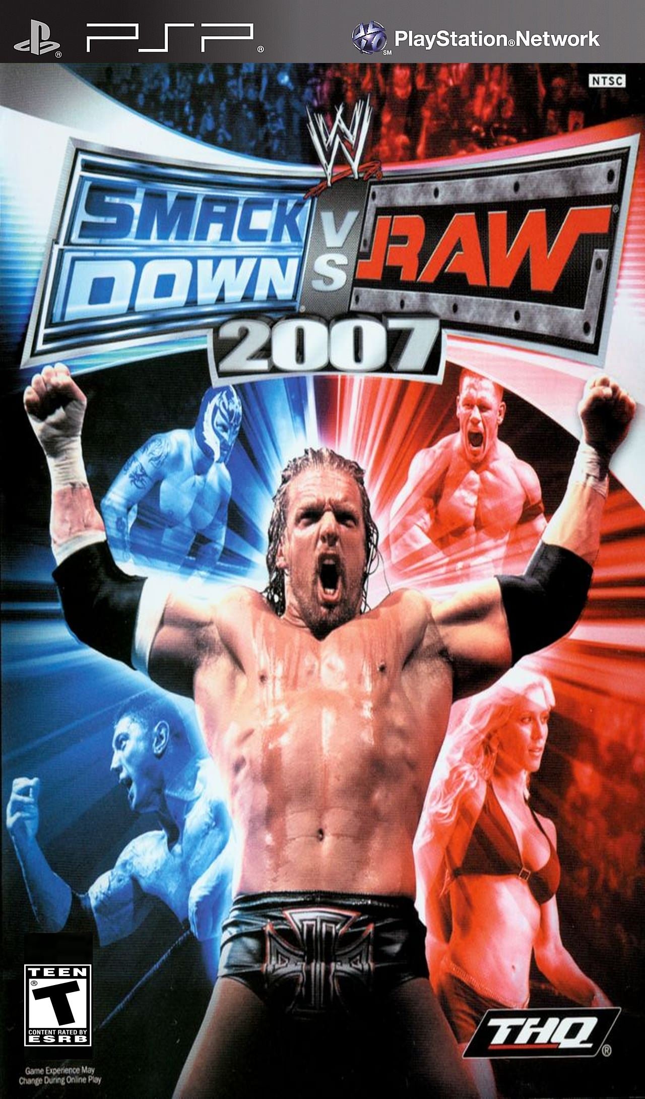 WWE SmackDown vs. Raw 2007 PSP - Video Game - Used - CaveGamers