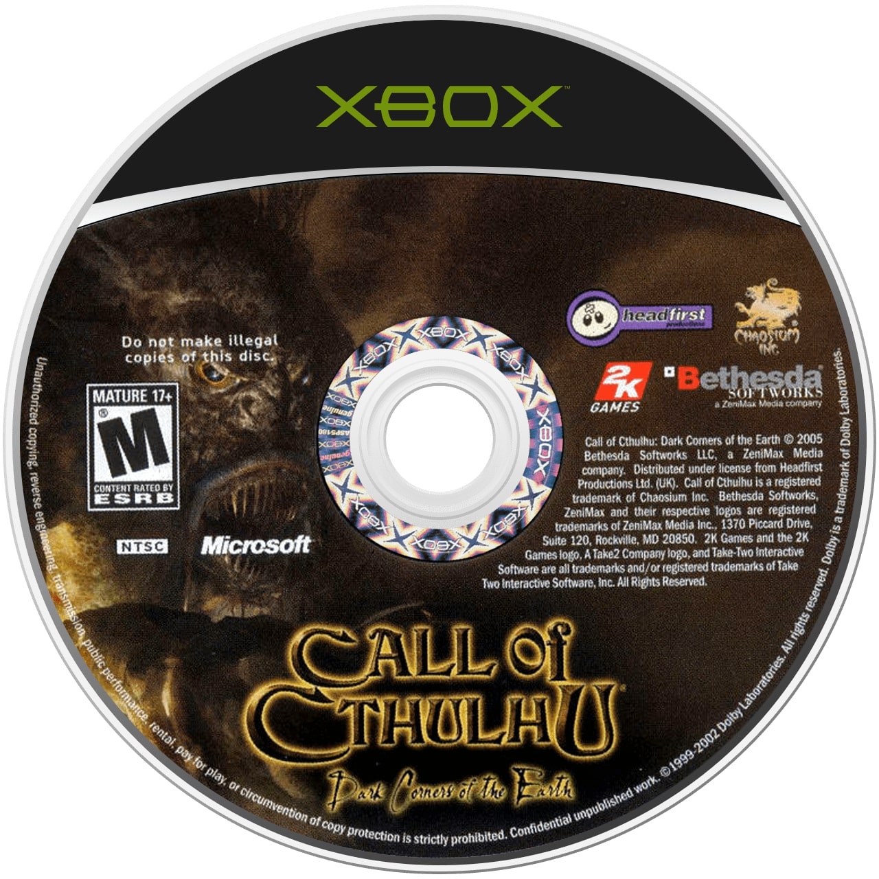 Call of Cthulhu: Dark Corners of the Earth Xbox - Video Game - Used - CaveGamers - Image 3