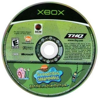Spongebob Squarepants The Battle For Bikini Bottom Xbox - Video Game - Used - CaveGamers - Image 3