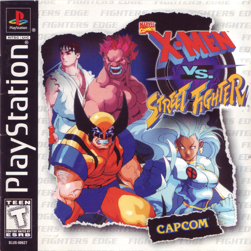 X-Men vs. Street Fighter Playstation - Video Game - Used - CaveGamers