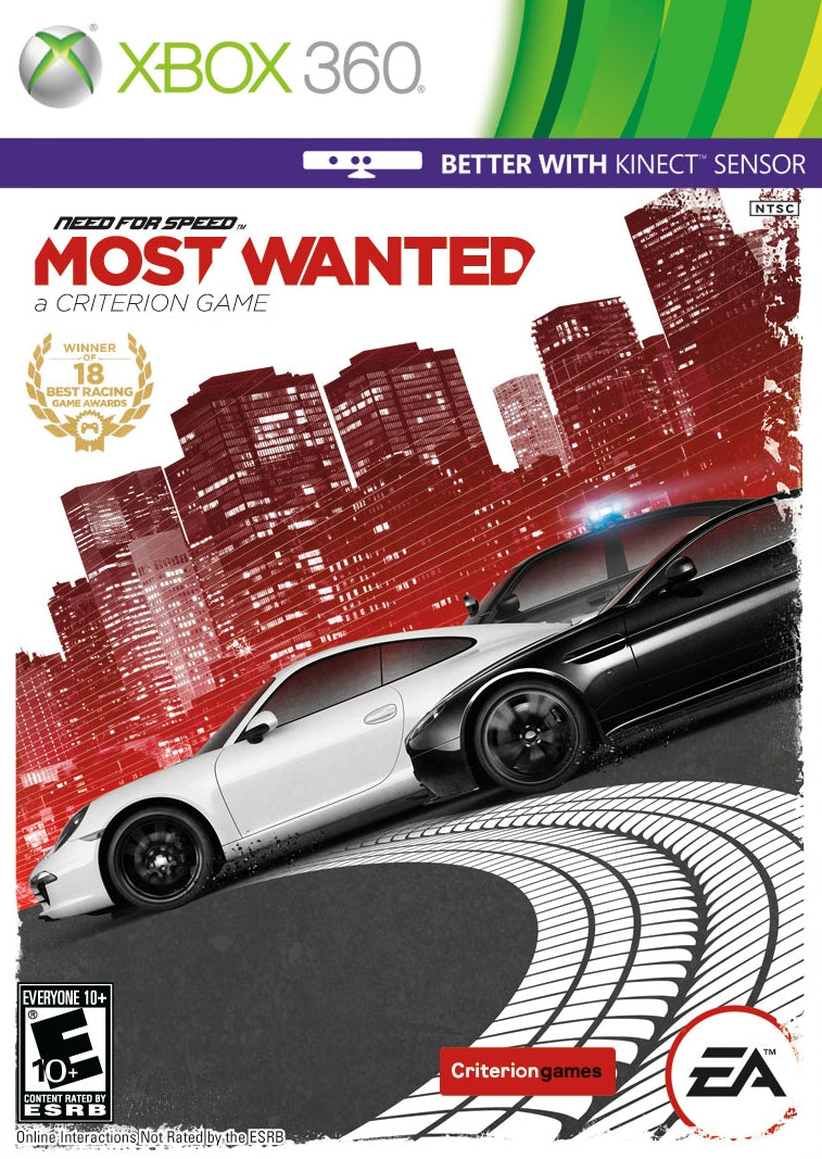 Need for Speed: Most Wanted (2012) Xbox 360 - Video Game - Used - CaveGamers