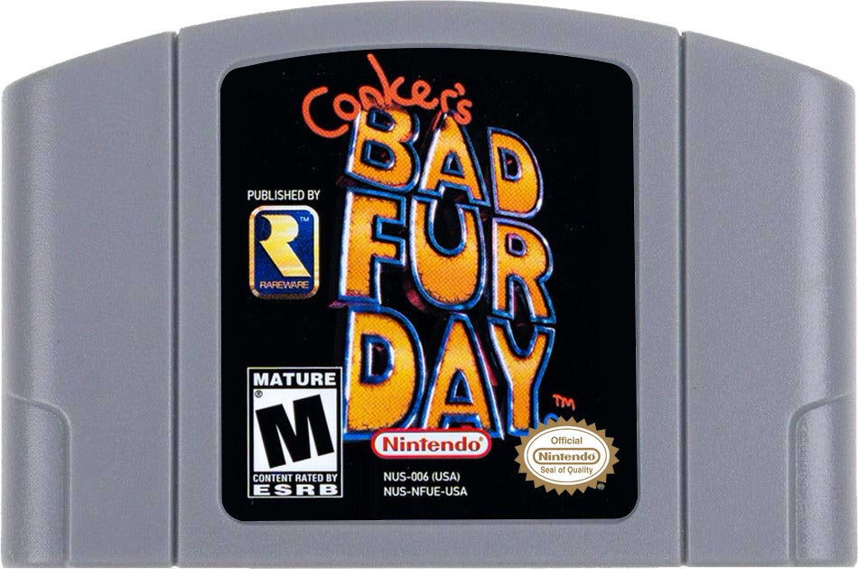 Conker's Bad Fur Day N64 - Video Game - Used - CaveGamers - Image 3