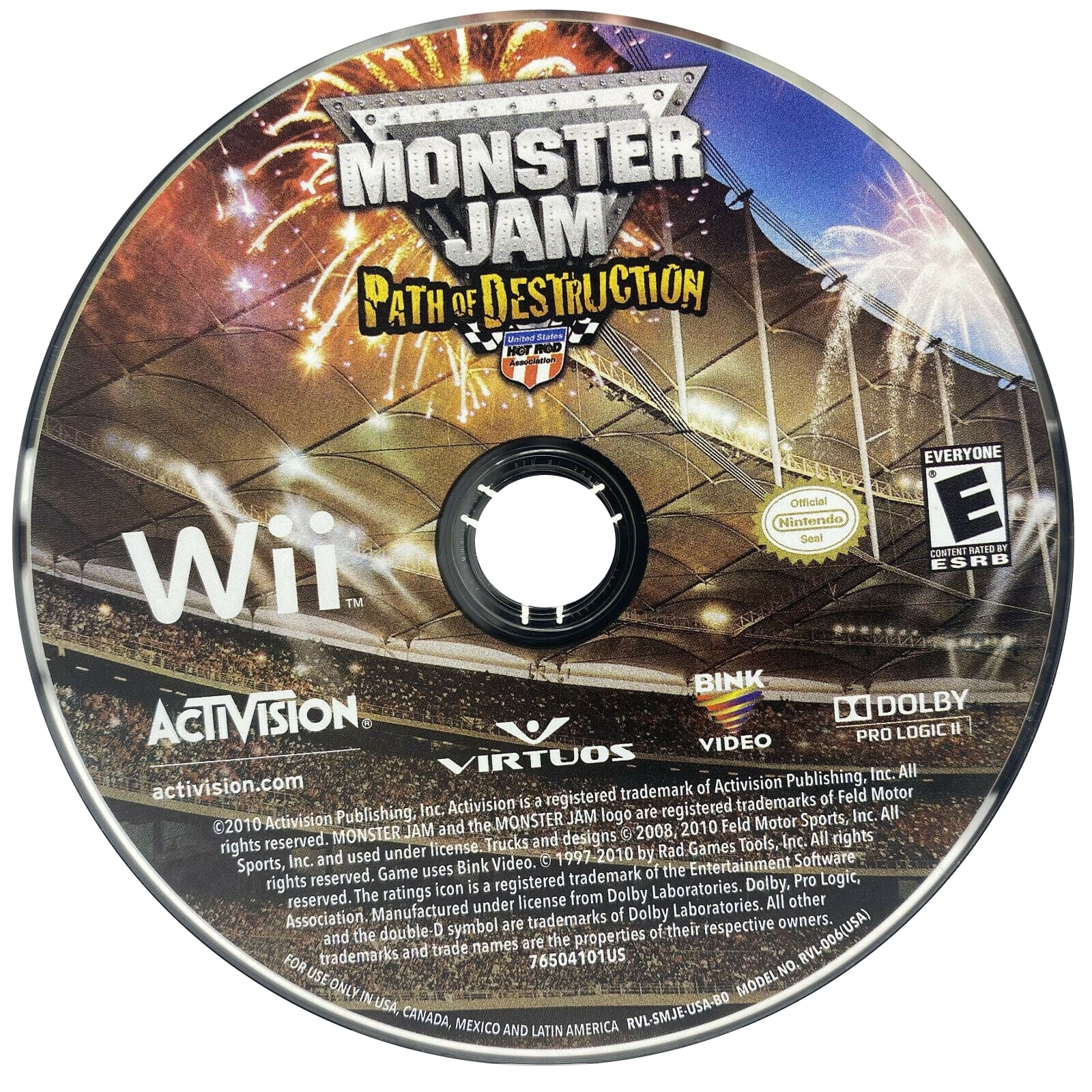 Monster Jam: Path Of Destruction Wii - Video Game - Used - CaveGamers - Image 3