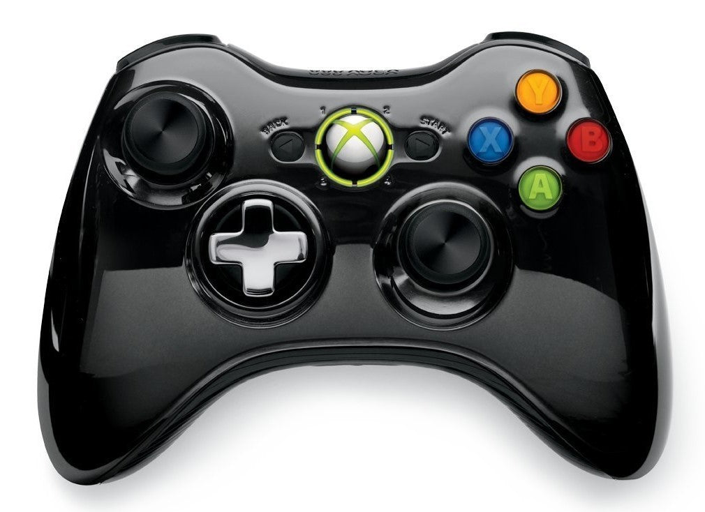 Xbox 360 Wireless Controller - Chrome Black