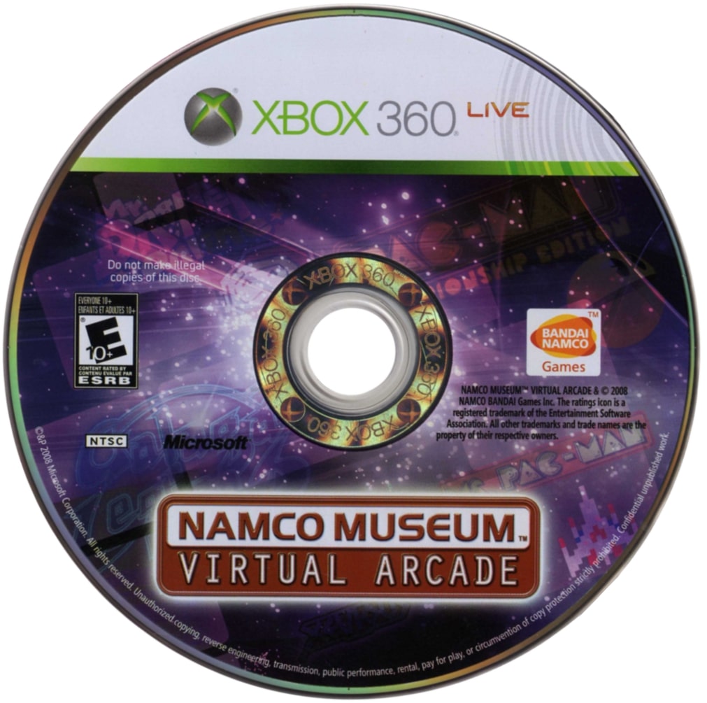 Namco Museum Virtual Arcade Xbox 360 - Video Game - Used - CaveGamers - Image 3