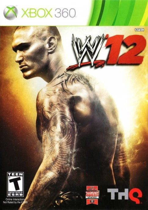 WWE '12 Xbox 360 - Video Game - Used - CaveGamers