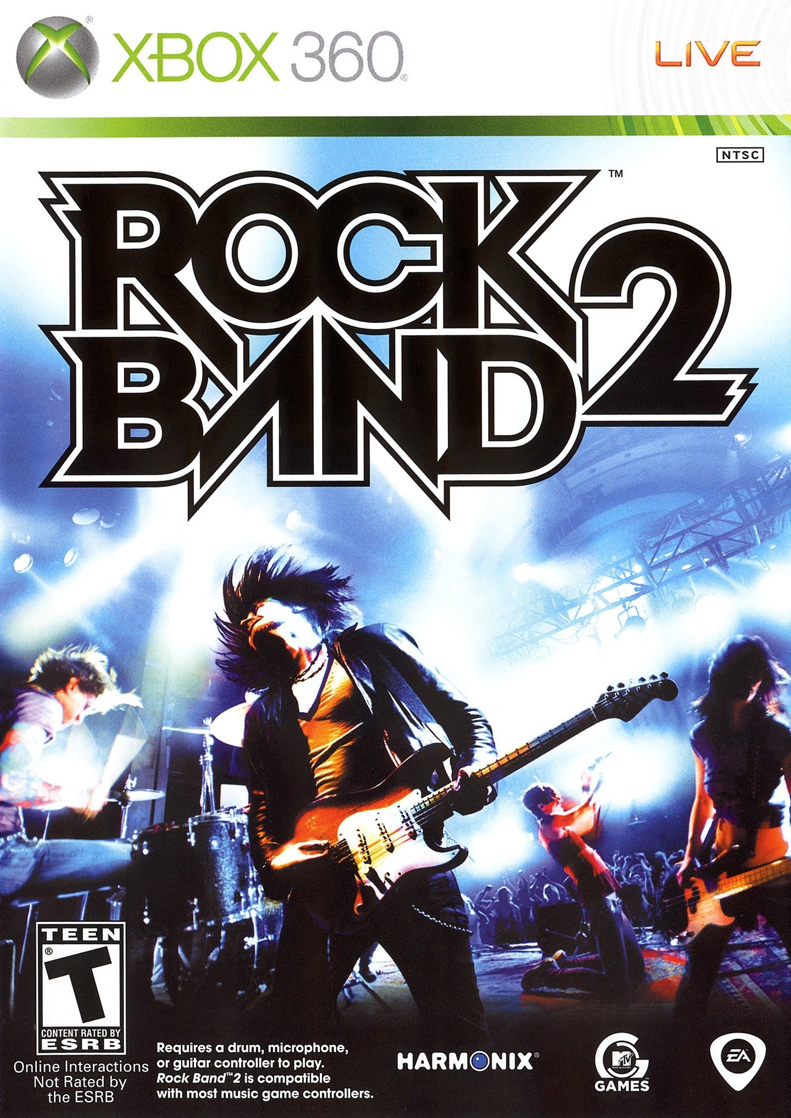 Rock Band 2 Xbox 360 - Video Game - Used - CaveGamers