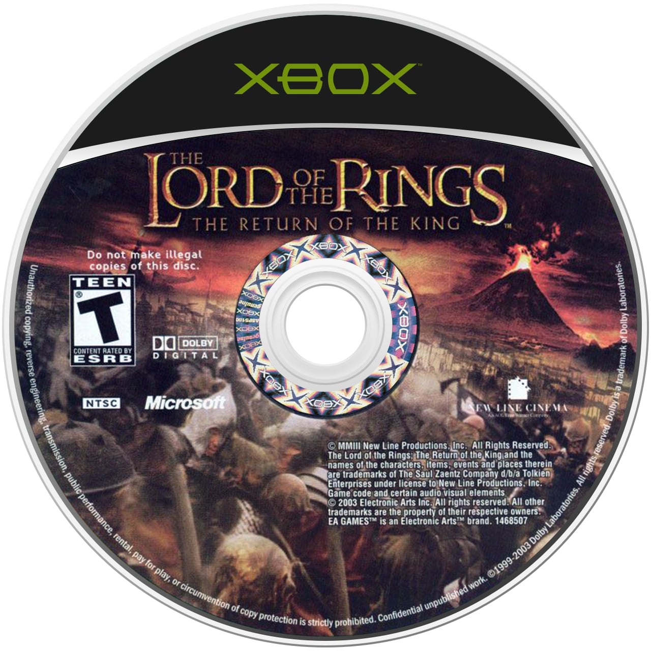 The Lord of the Rings: The Return of the King Xbox - Video Game - Used - CaveGamers - Image 3