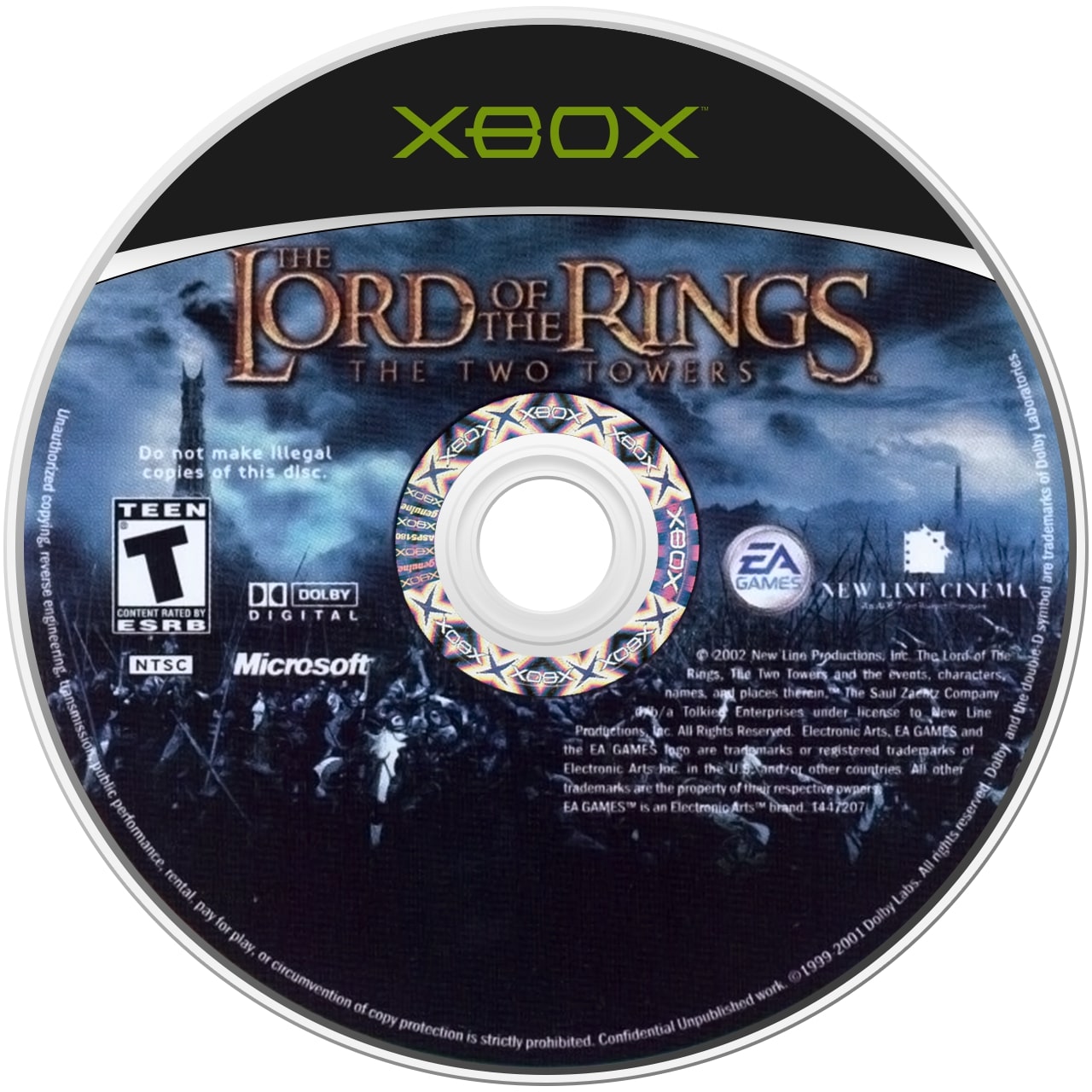 The Lord of the Rings: The Two Towers Xbox - Video Game - Used - CaveGamers - Image 3