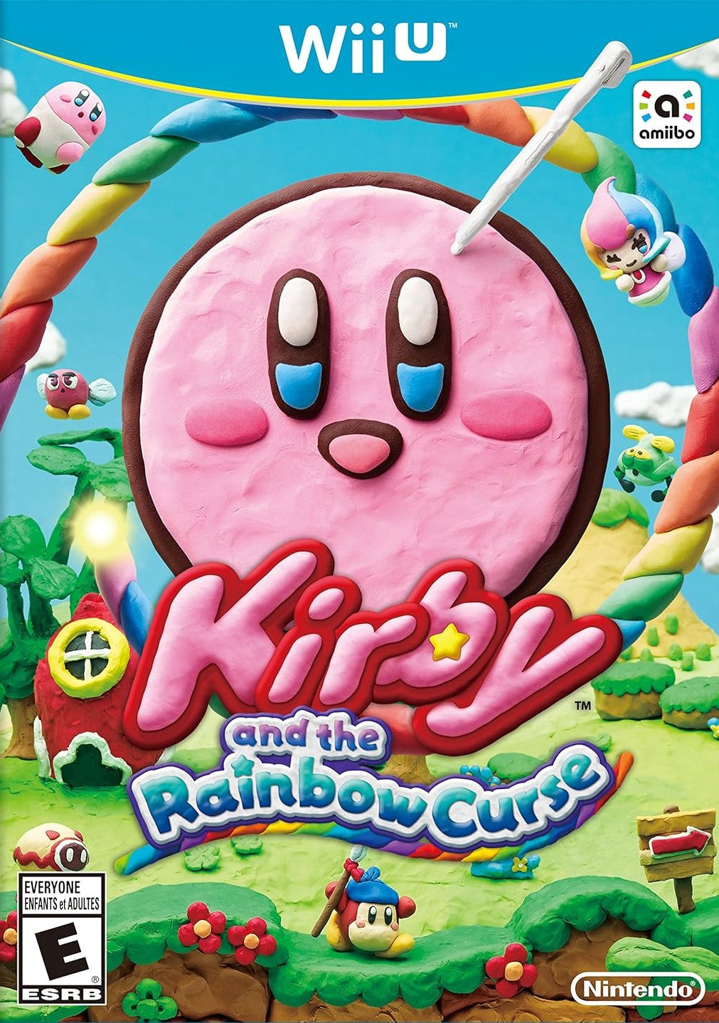 Kirby & The Rainbow Curse Wii U - Video Game - Used - CaveGamers