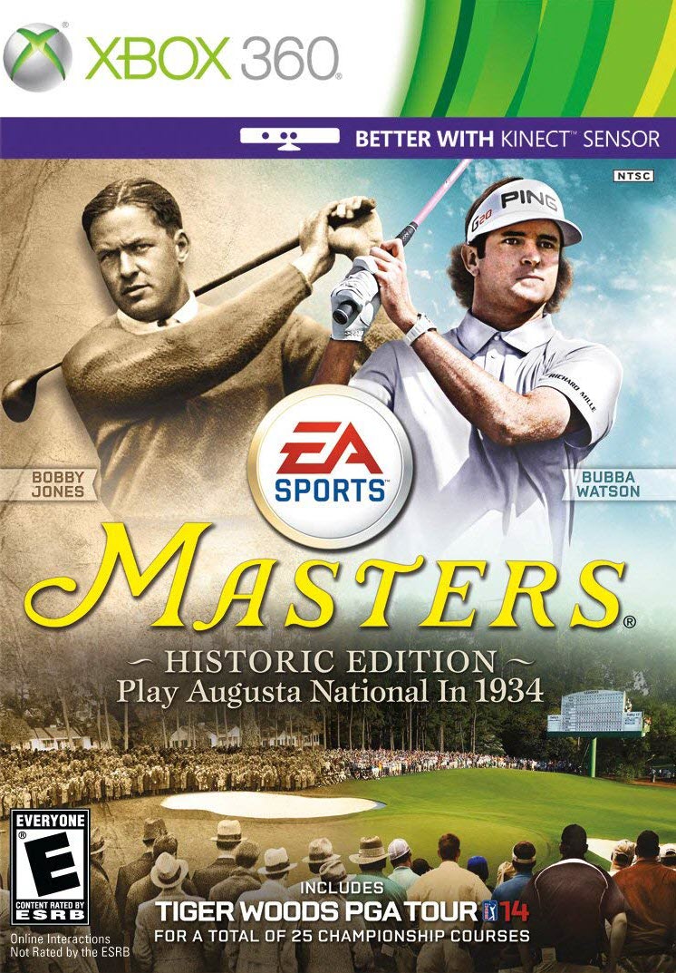 Tiger Woods PGA TOUR 14: Masters Historic Edition Xbox 360 - Video Game - Used - CaveGamers