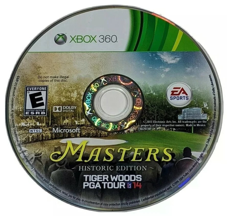 Tiger Woods PGA TOUR 14: Masters Historic Edition Xbox 360 - Video Game - Used - CaveGamers - Image 3