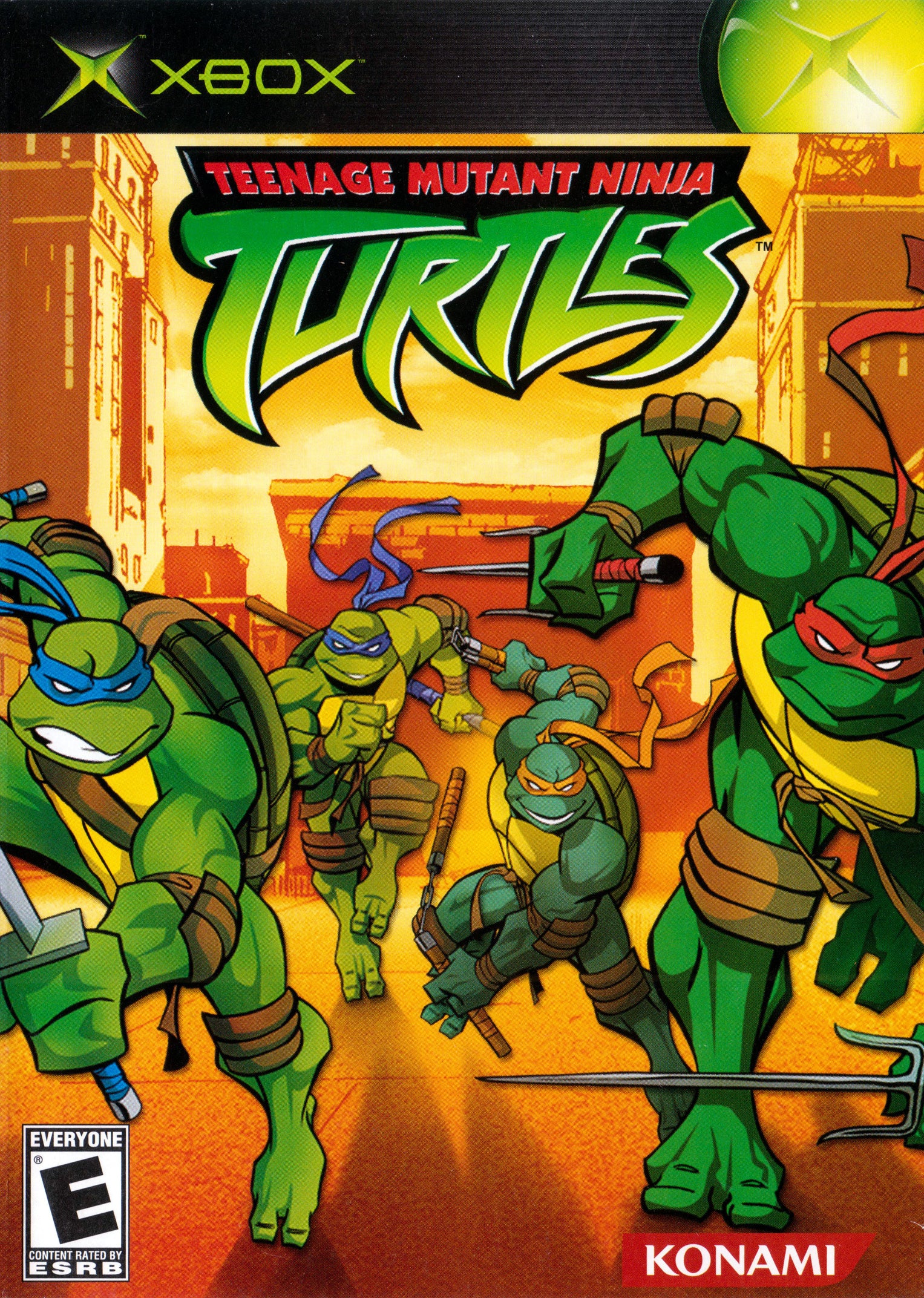 Teenage Mutant Ninja Turtles Xbox - Video Game - Used - CaveGamers