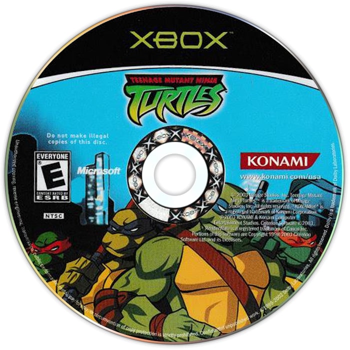 Teenage Mutant Ninja Turtles Xbox - Video Game - Used - CaveGamers - Image 3