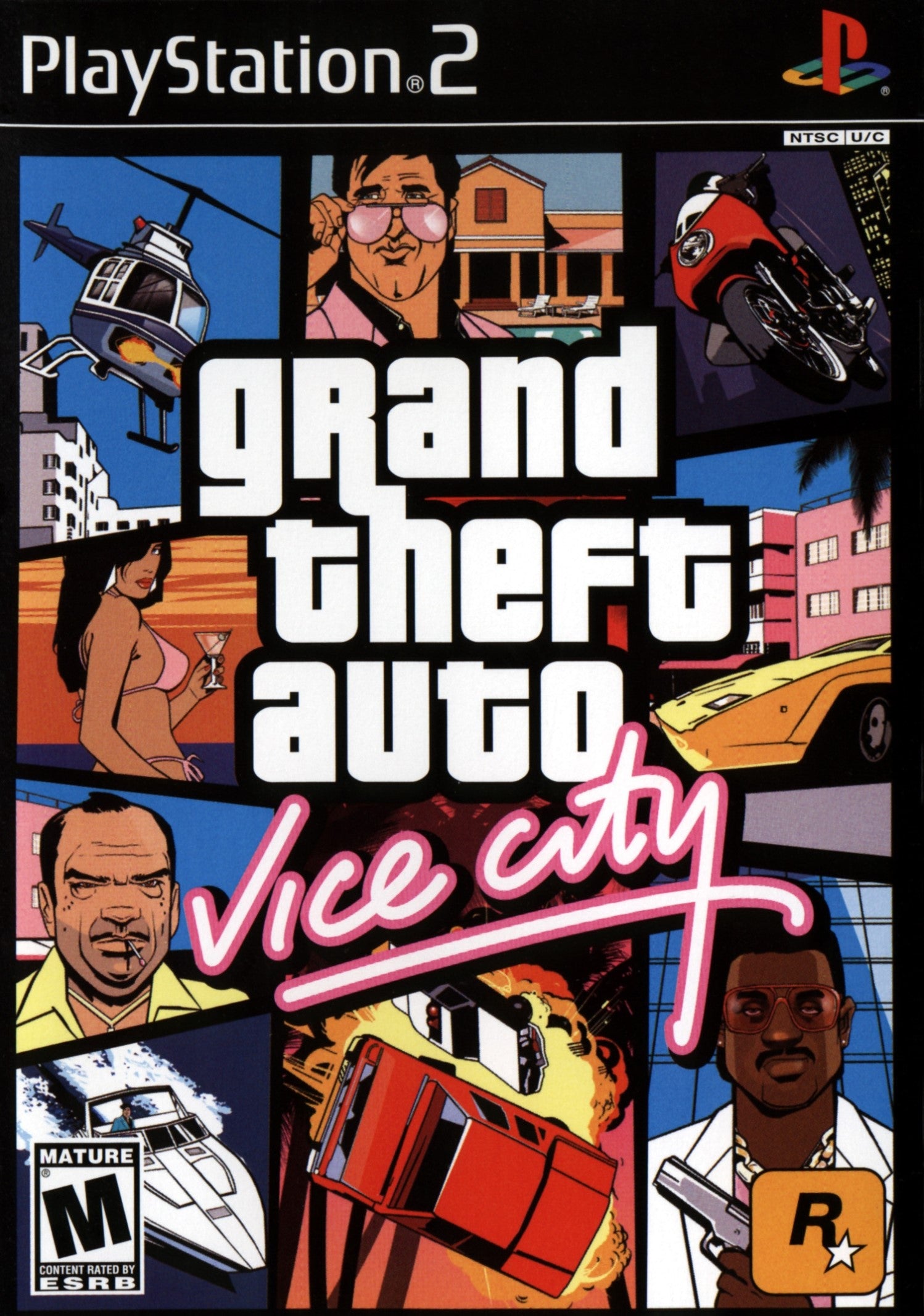 Grand Theft Auto Vice City PS2 - Video Game - Used - CaveGamers