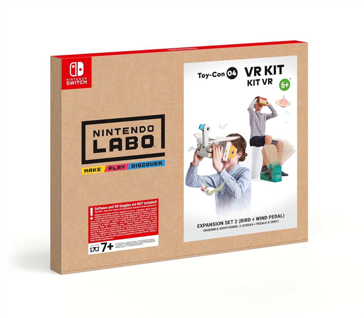 Nintendo Labo: VR Kit - Expansion Set 2 Bird + Wind Pedal