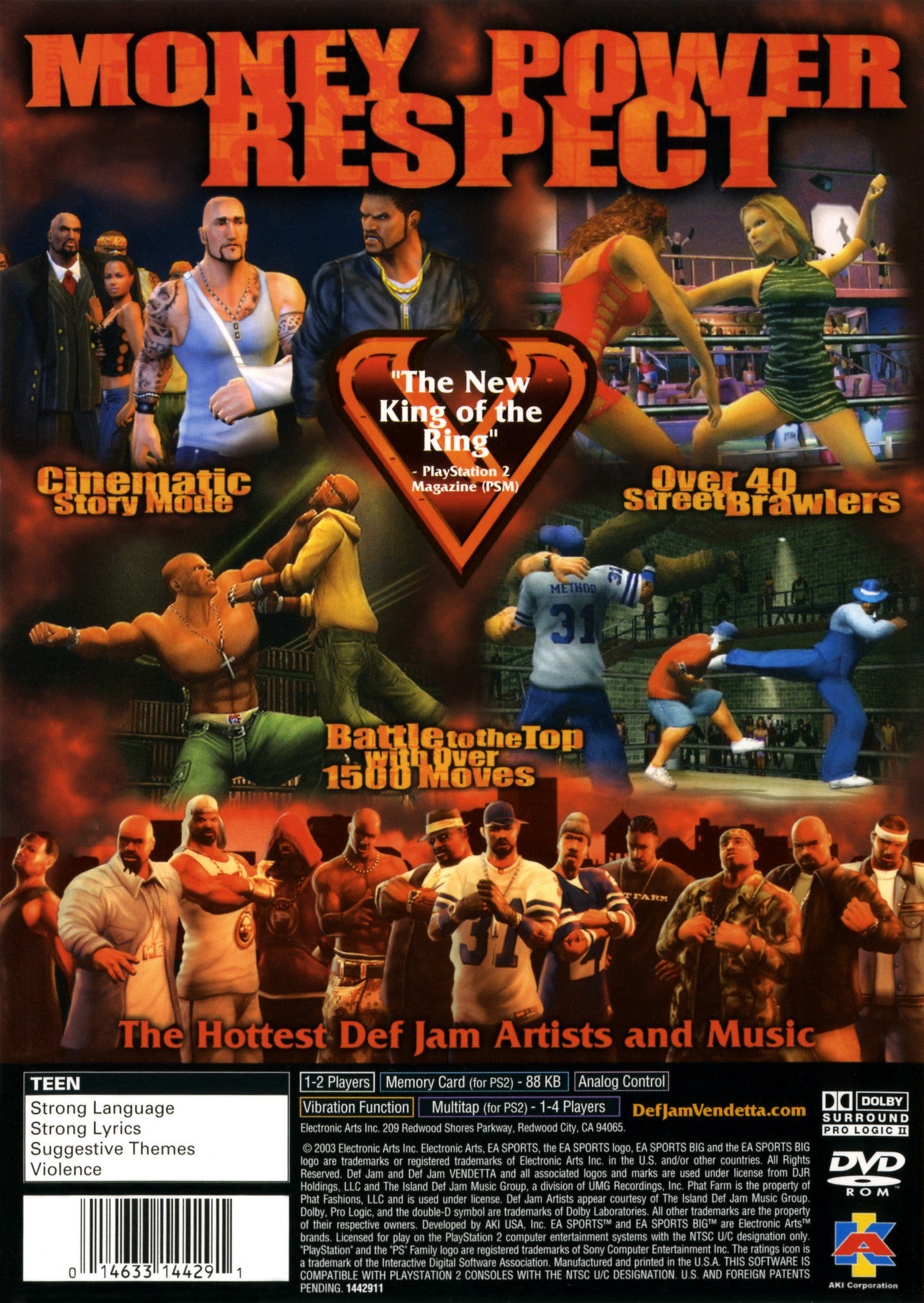 Def Jam Vendetta PS2 - Video Game - Used - CaveGamers - Image 2