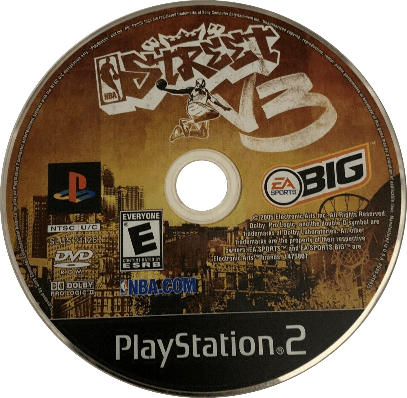 NBA Street V3 PS2 - Video Game - Used - CaveGamers - Image 3