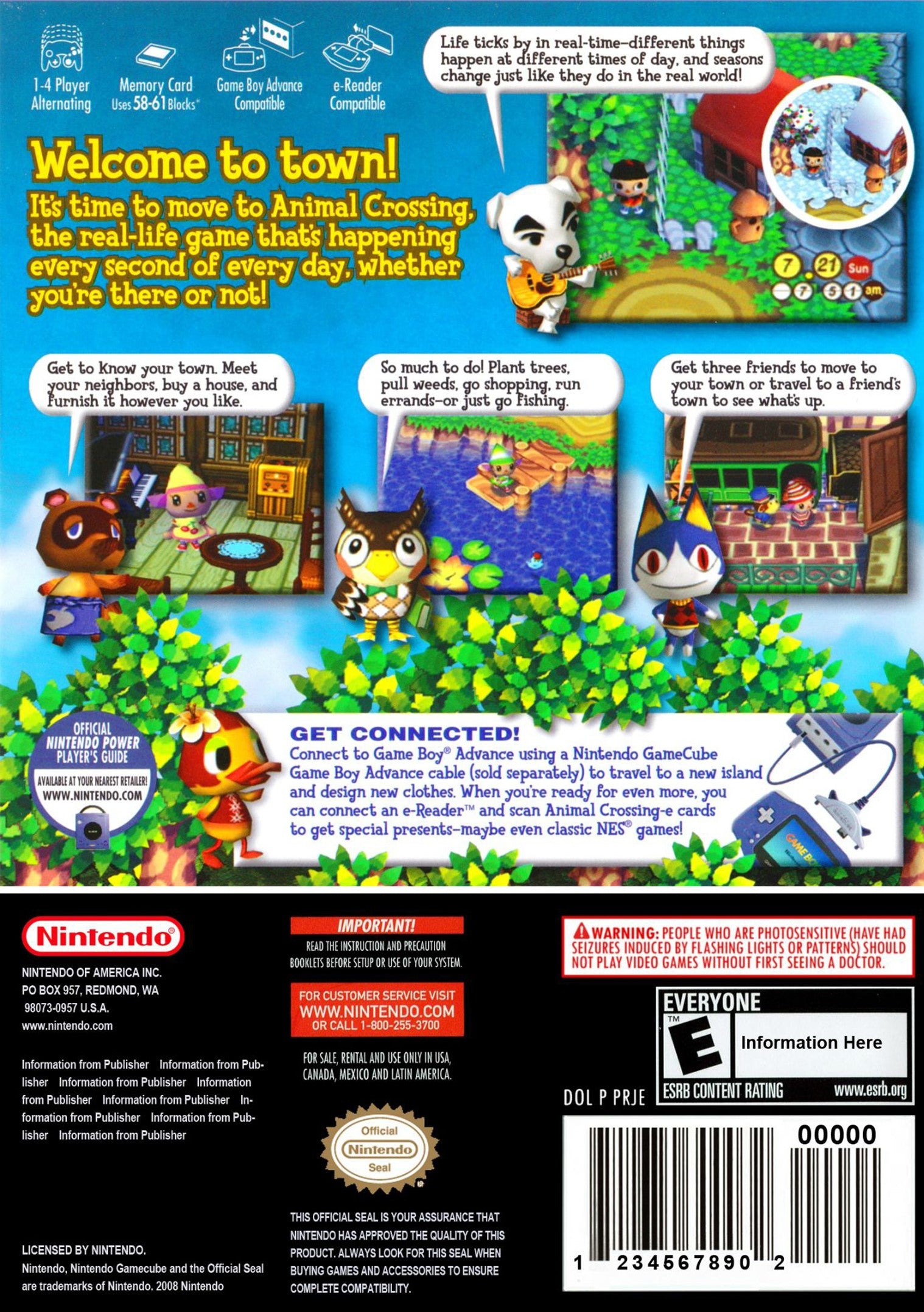 Animal Crossing GameCube - Video Game - Used - CaveGamers - Image 2