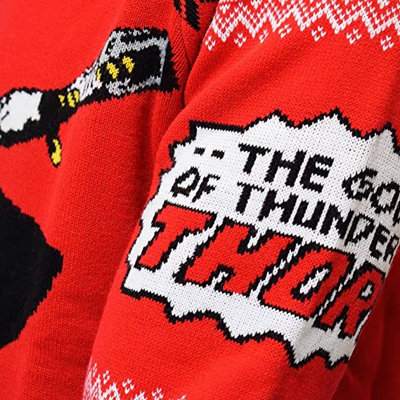 Thor Jumper / Ugly Christmas Sweater - 2XS - Apparel - New - CaveGamers - Image 2
