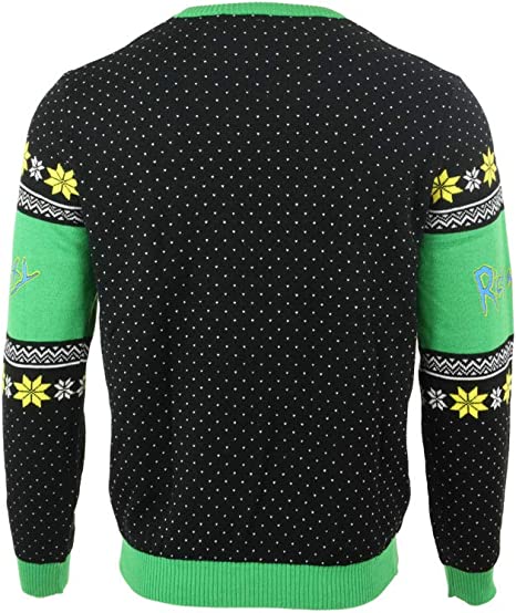 Rick & Morty Portal Jumper / Ugly Christmas Sweater - 3XL - Apparel - New - CaveGamers - Image 2