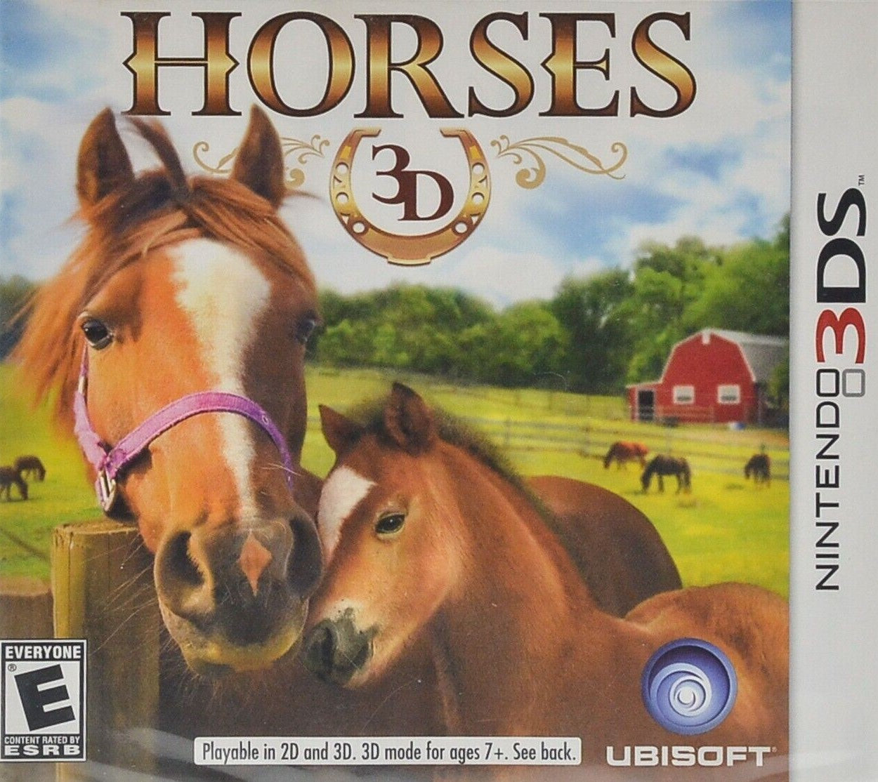 Horses 3D 3DS - Video Game - Used - CaveGamers