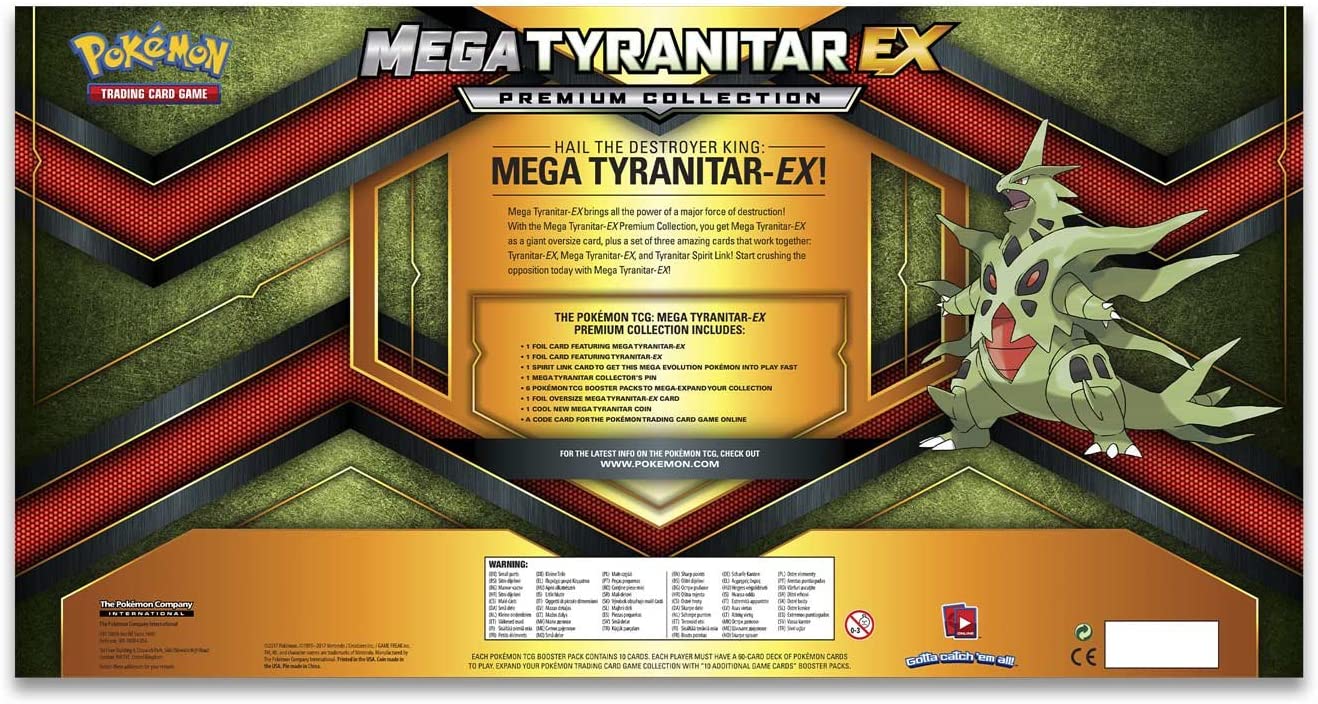 Pokemon TCG: Mega Tyranitar EX Premium Collection Box - Trading Card - New - CaveGamers - Image 2