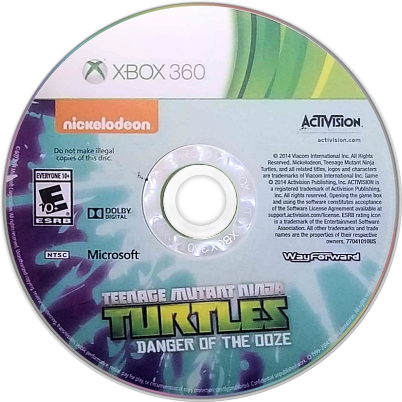 Teenage Mutant Ninja Turtles: Danger of the OOZE Xbox 360 - Video Game - Used - CaveGamers - Image 3