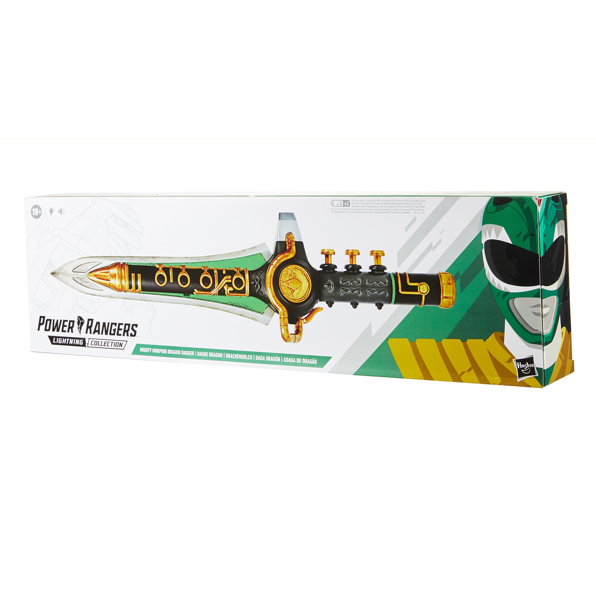 Power Rangers Lightning Collection Mighty Morphin Dragon Dagger Prop Replicas - Toys - New - CaveGamers - Image 2