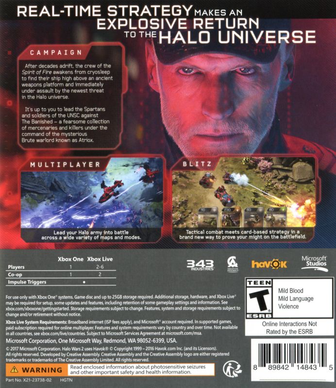 Halo Wars 2 Xbox One - Video Game - Used - CaveGamers - Image 2