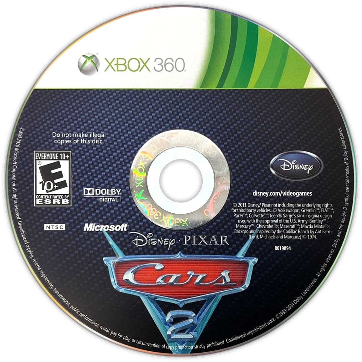 Cars 2: The Video Game Xbox 360 - Video Game - Used - CaveGamers - Image 3