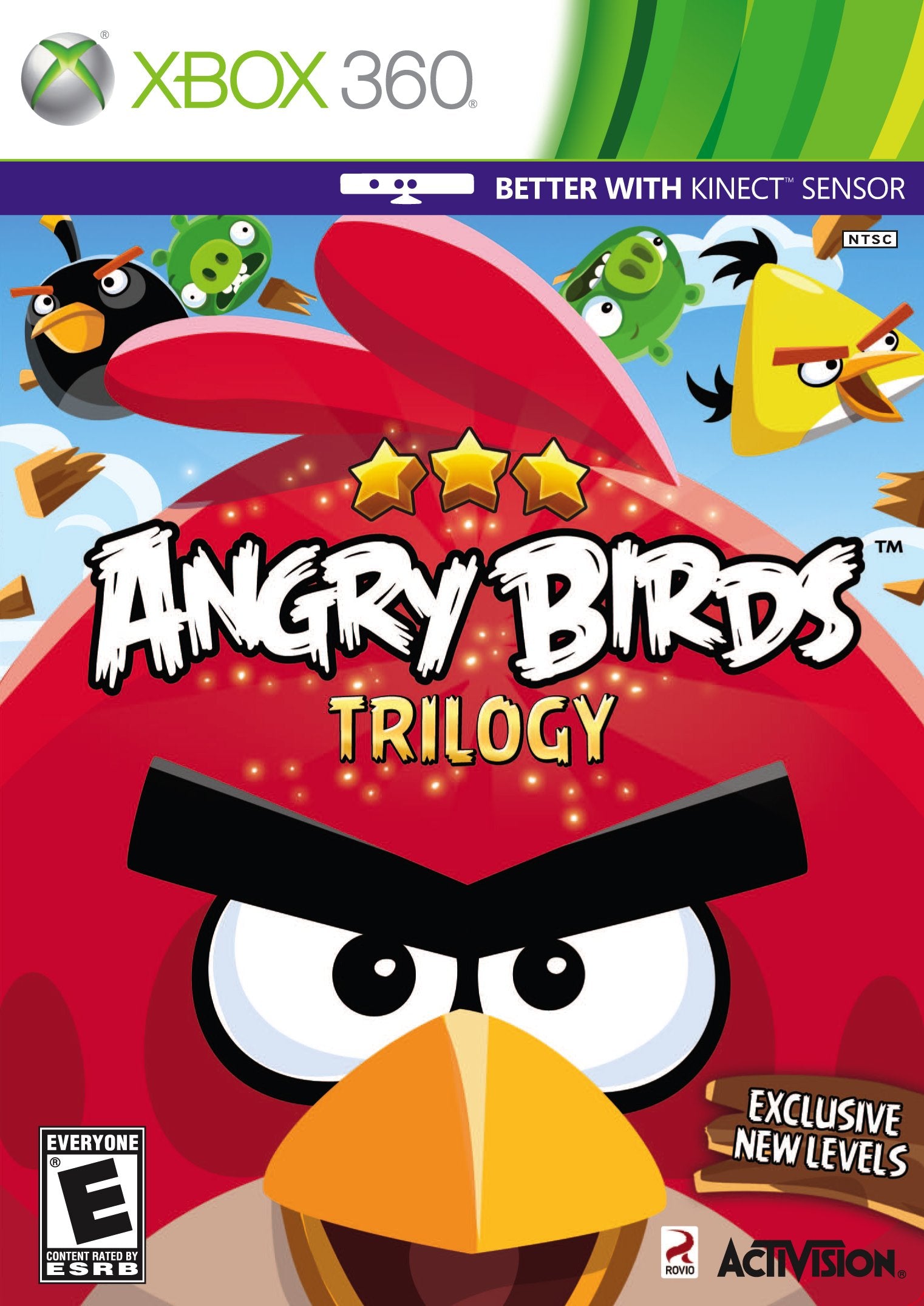 Angry Birds Trilogy Xbox 360 - Video Game - Used - CaveGamers