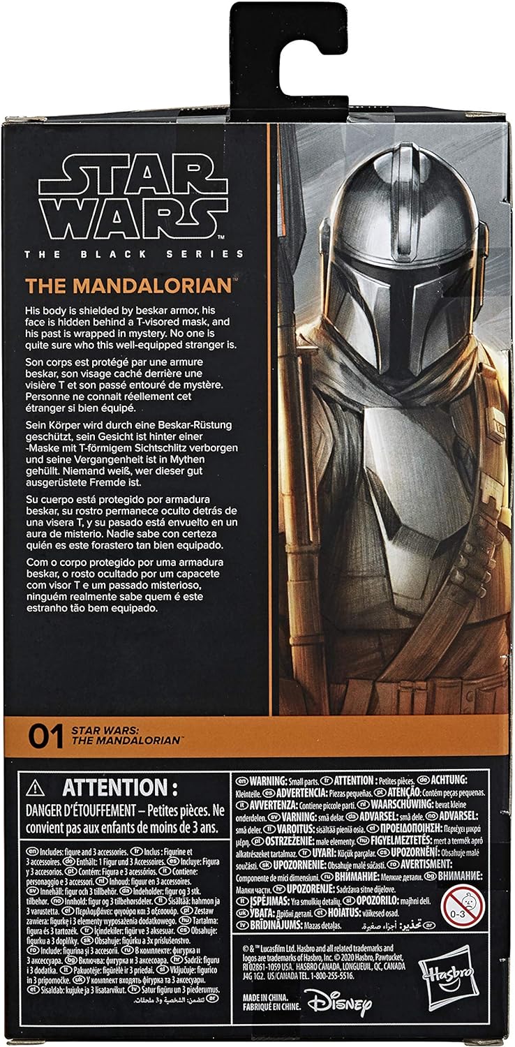 Star Wars: The Black Series - Mandalorian (Beskar Armor) 6" Action Figure