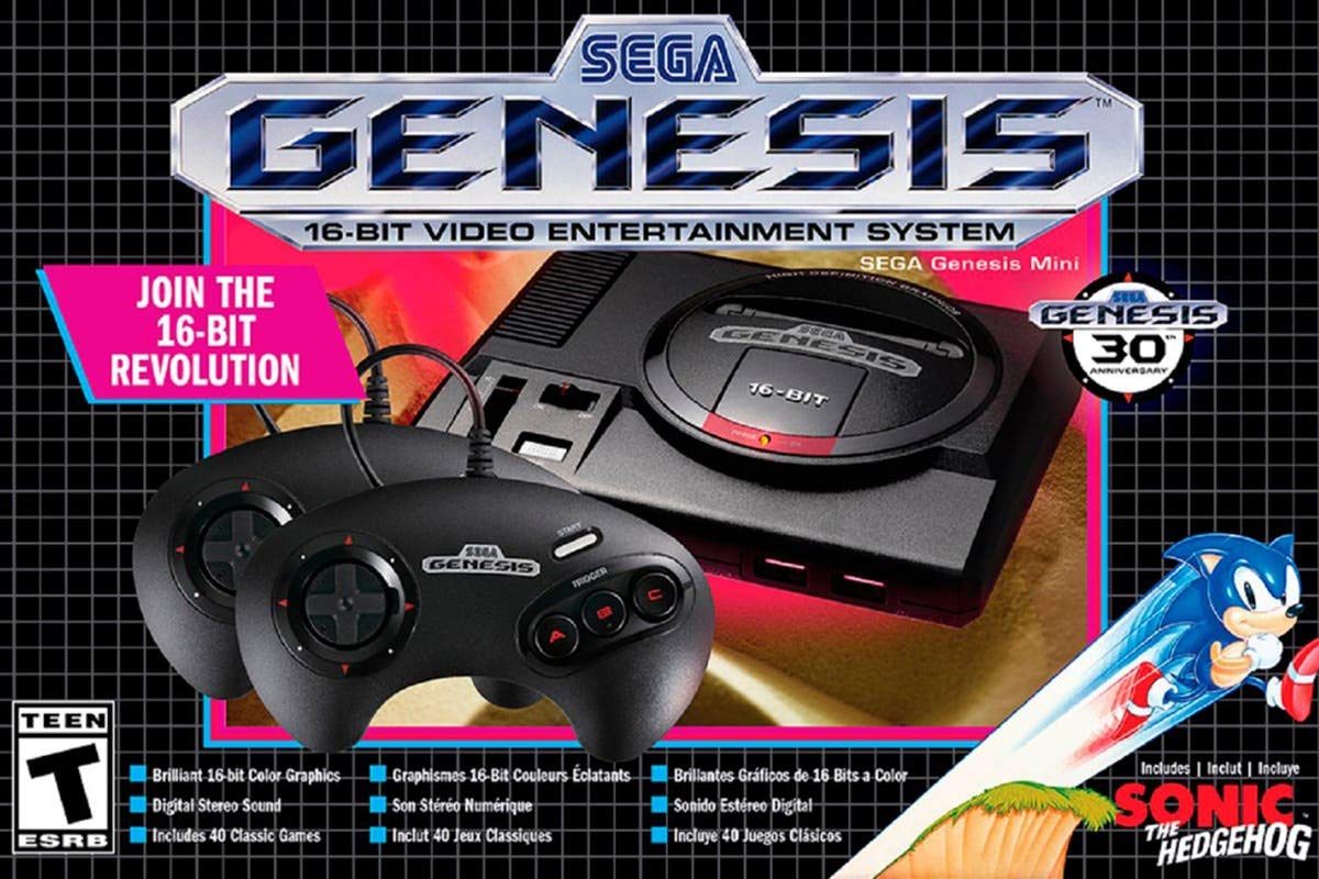 Sega Genesis Classic Mini - Video Game System - New - CaveGamers