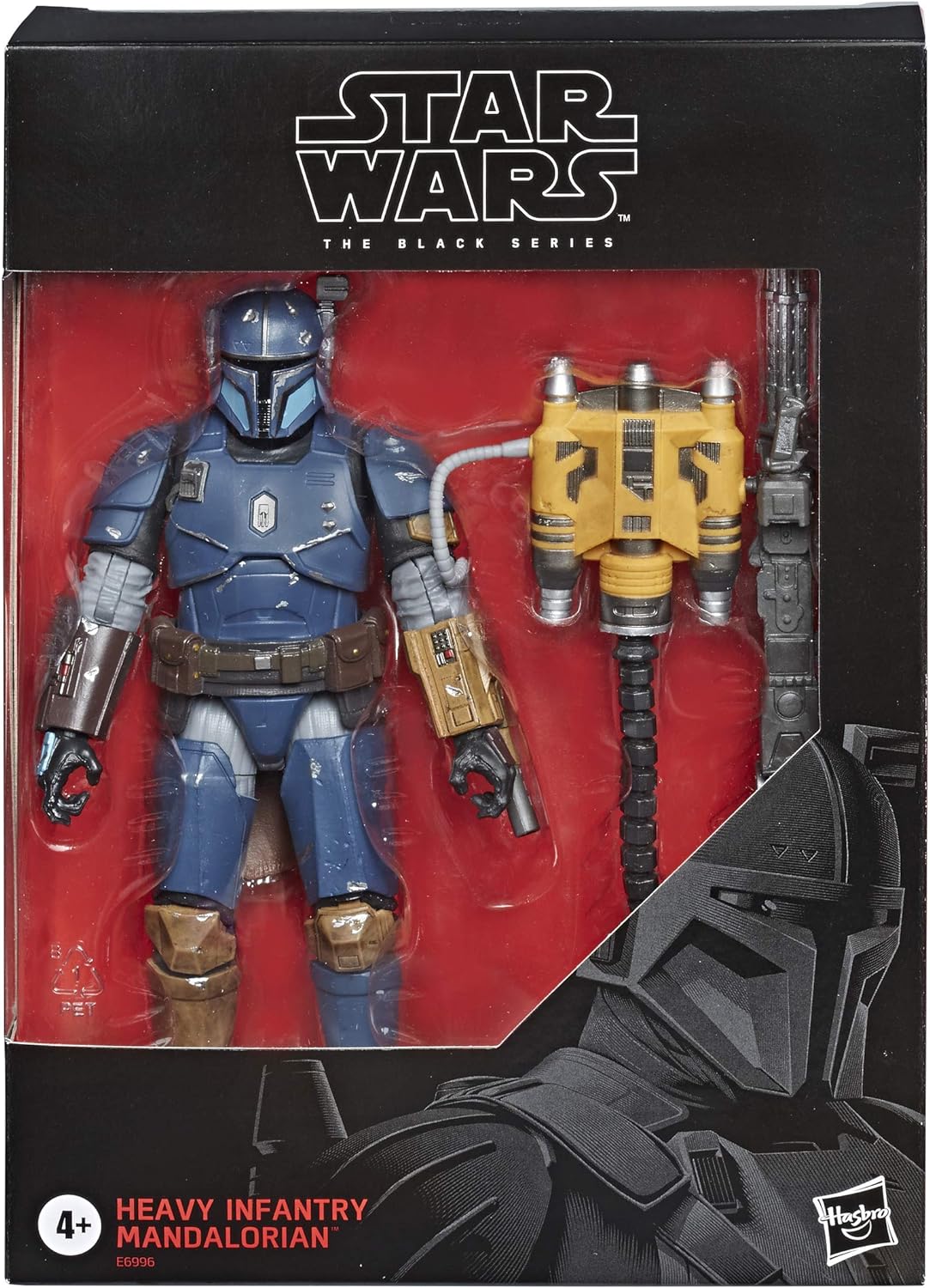 Star Wars: The Black Series - Heavy Infantry Mandalorian Action Figure Action Figures - Toys - New - CaveGamers