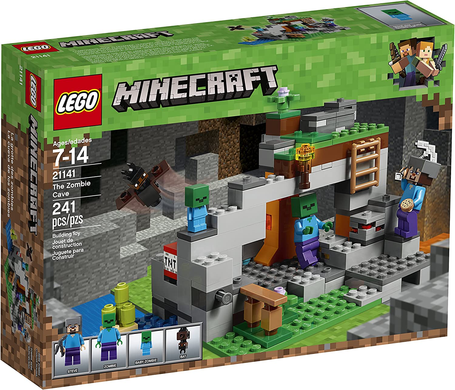 LEGO Minecraft The Zombie Cave 21141 Building Sets - Toys - New - CaveGamers - Image 3