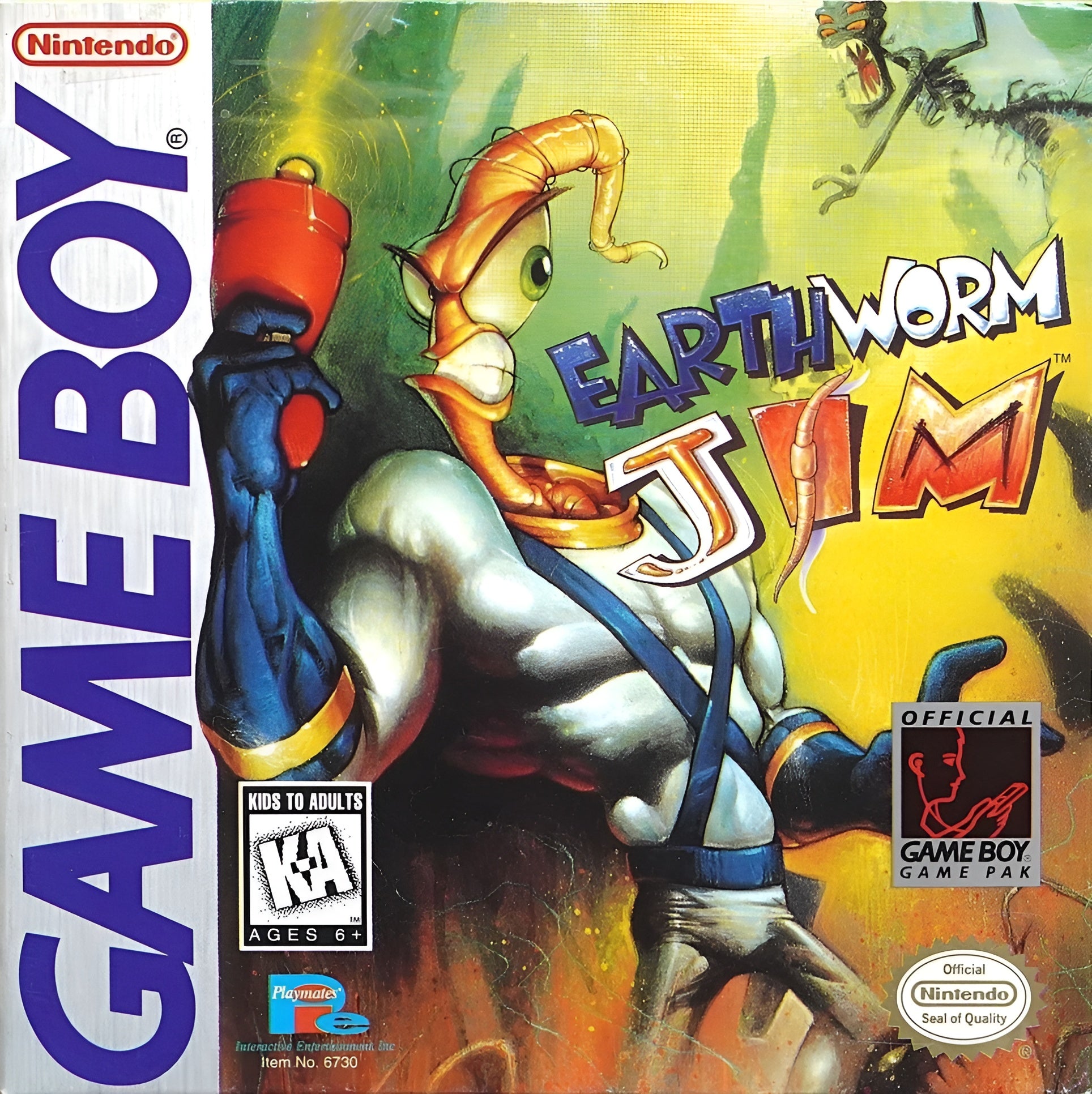 Earthworm Jim Game Boy - Video Game - Used - CaveGamers