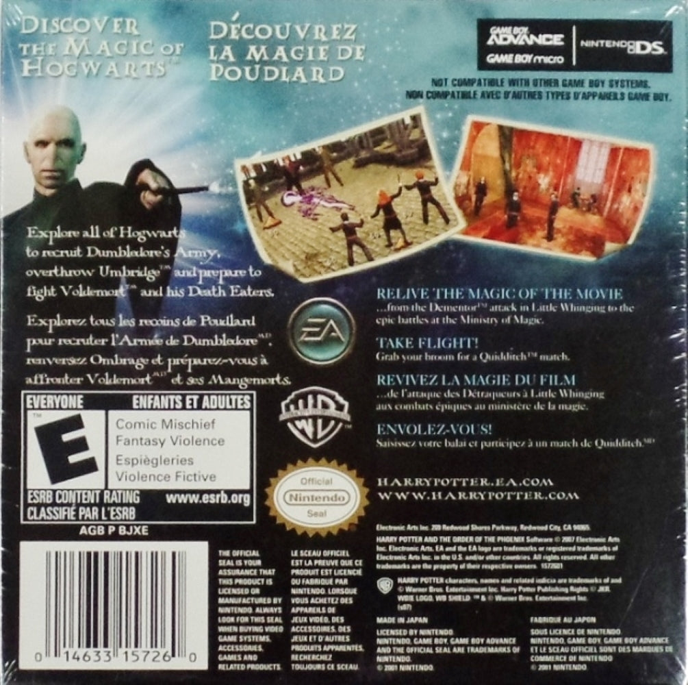 Harry Potter and the Order of the Phoenix Game Boy Advance - Video Game - Used - CaveGamers - Image 2