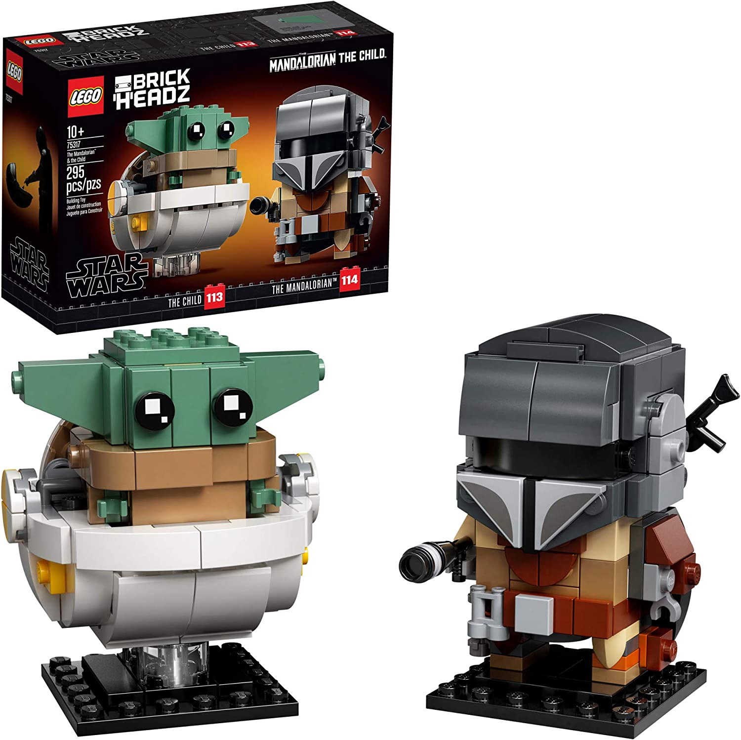 LEGO BrickHeadz Star Wars The Mandalorian & The Child 75317 Building Sets - Toys - New - CaveGamers