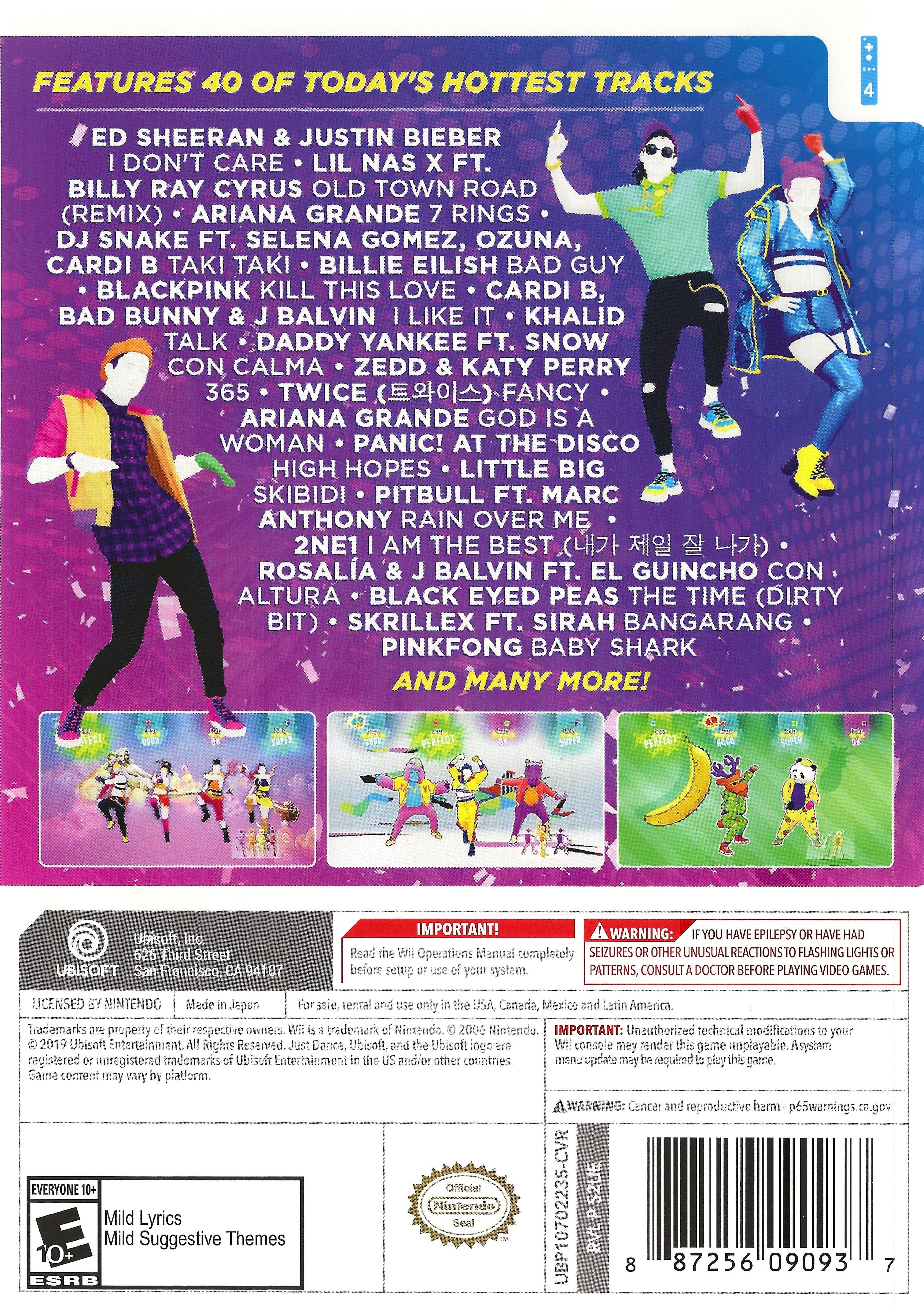 Just Dance 2020 Wii - Video Game - Used - CaveGamers - Image 2
