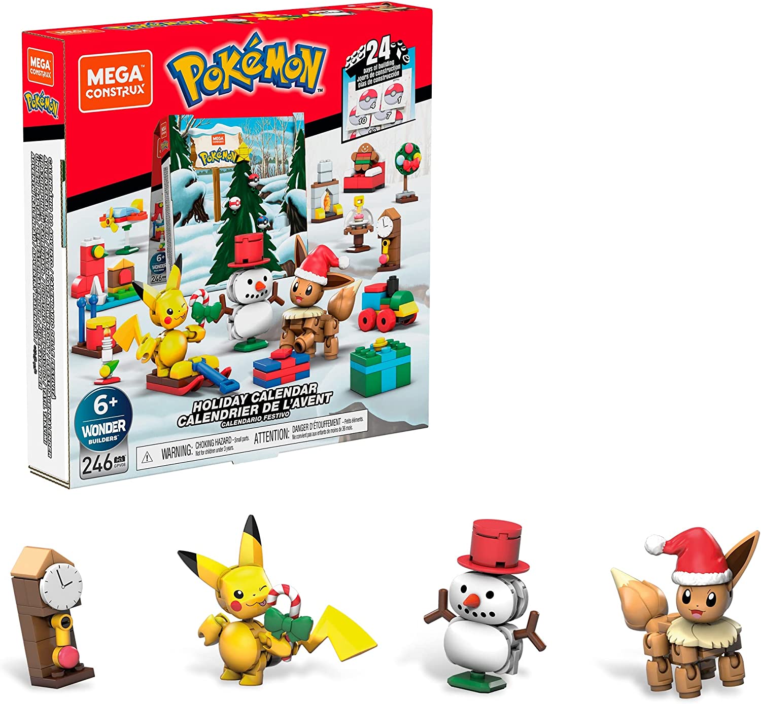 MEGA CONSTRUX Pokemon Holiday Advent Calendar