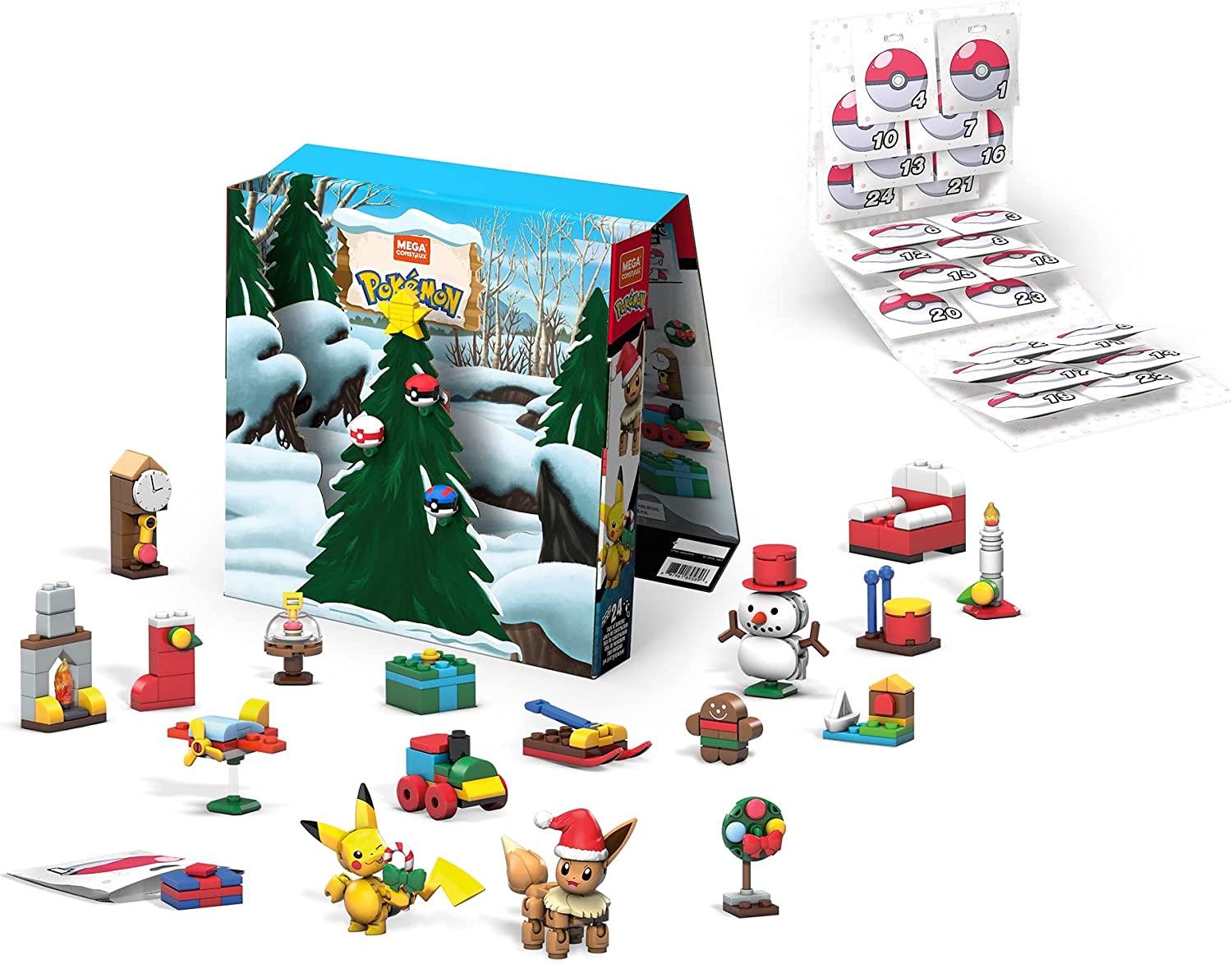 MEGA CONSTRUX Pokemon Holiday Advent Calendar