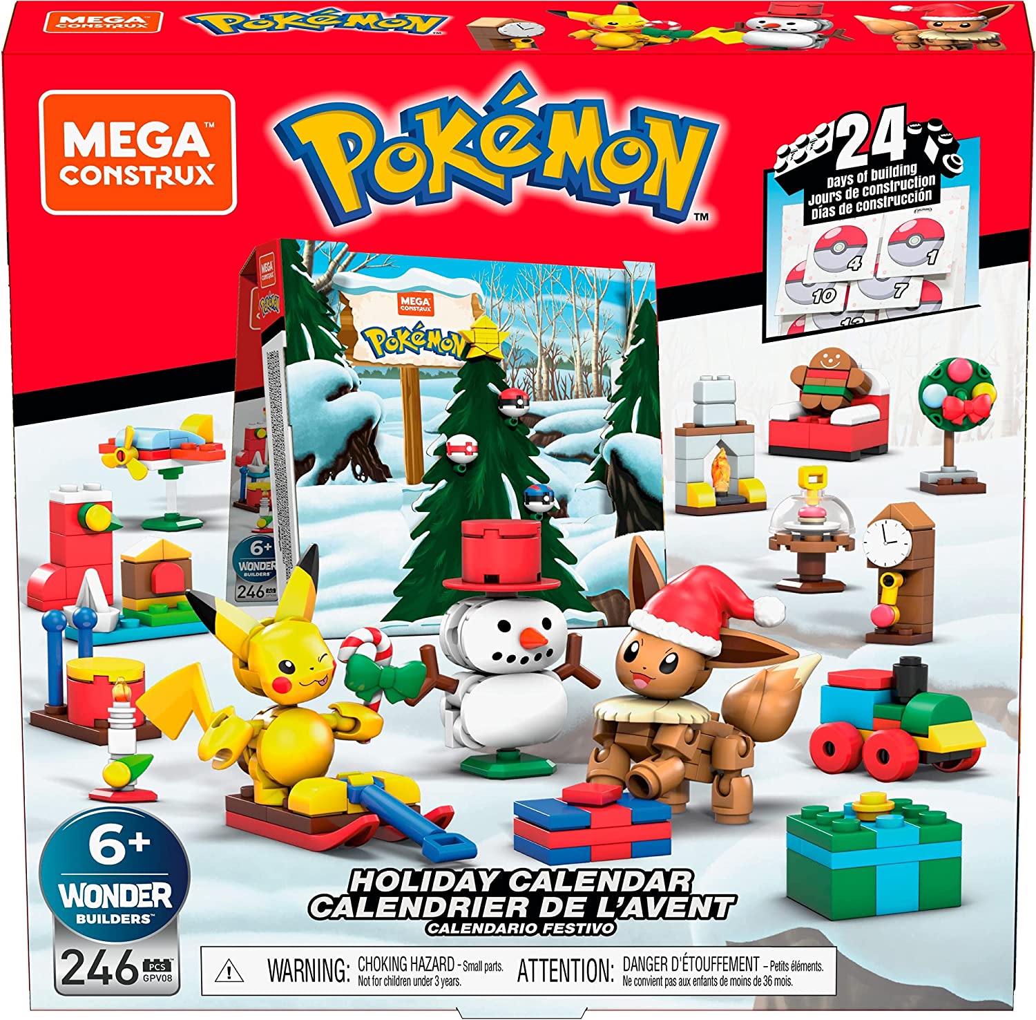 MEGA CONSTRUX Pokemon Holiday Advent Calendar