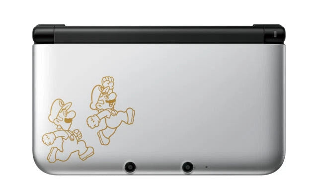 Nintendo 3DS XL - Silver Mario & Luigi Dream Team Limited Edition - Video Game System - Used - CaveGamers
