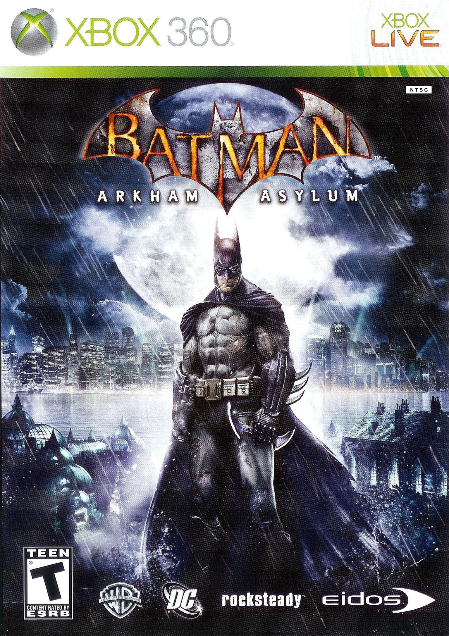 Batman: Arkham Asylum Xbox 360 - Video Game - Used - CaveGamers