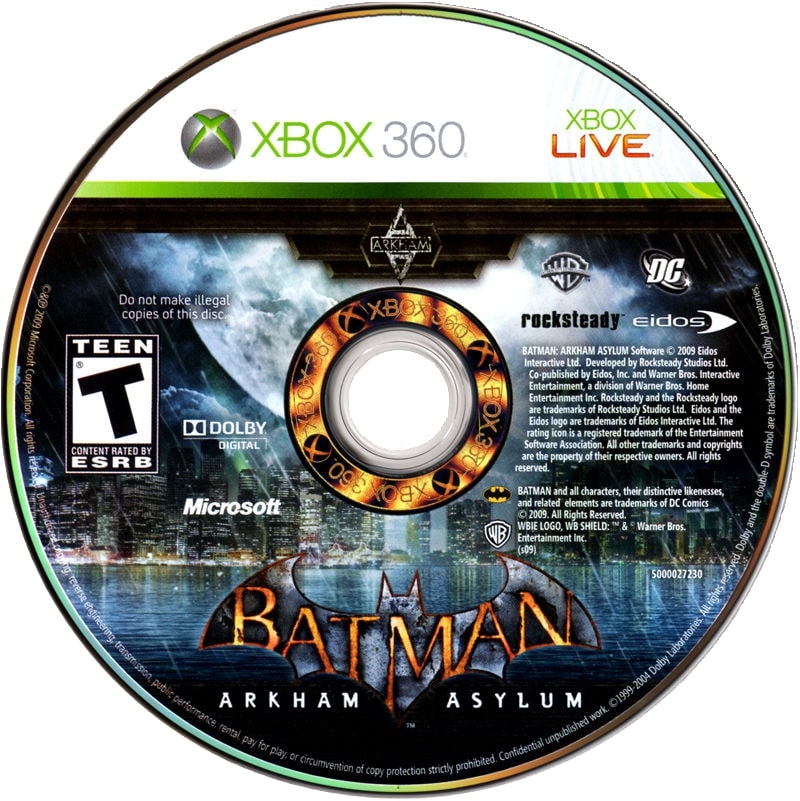 Batman: Arkham Asylum Xbox 360 - Video Game - Used - CaveGamers - Image 3