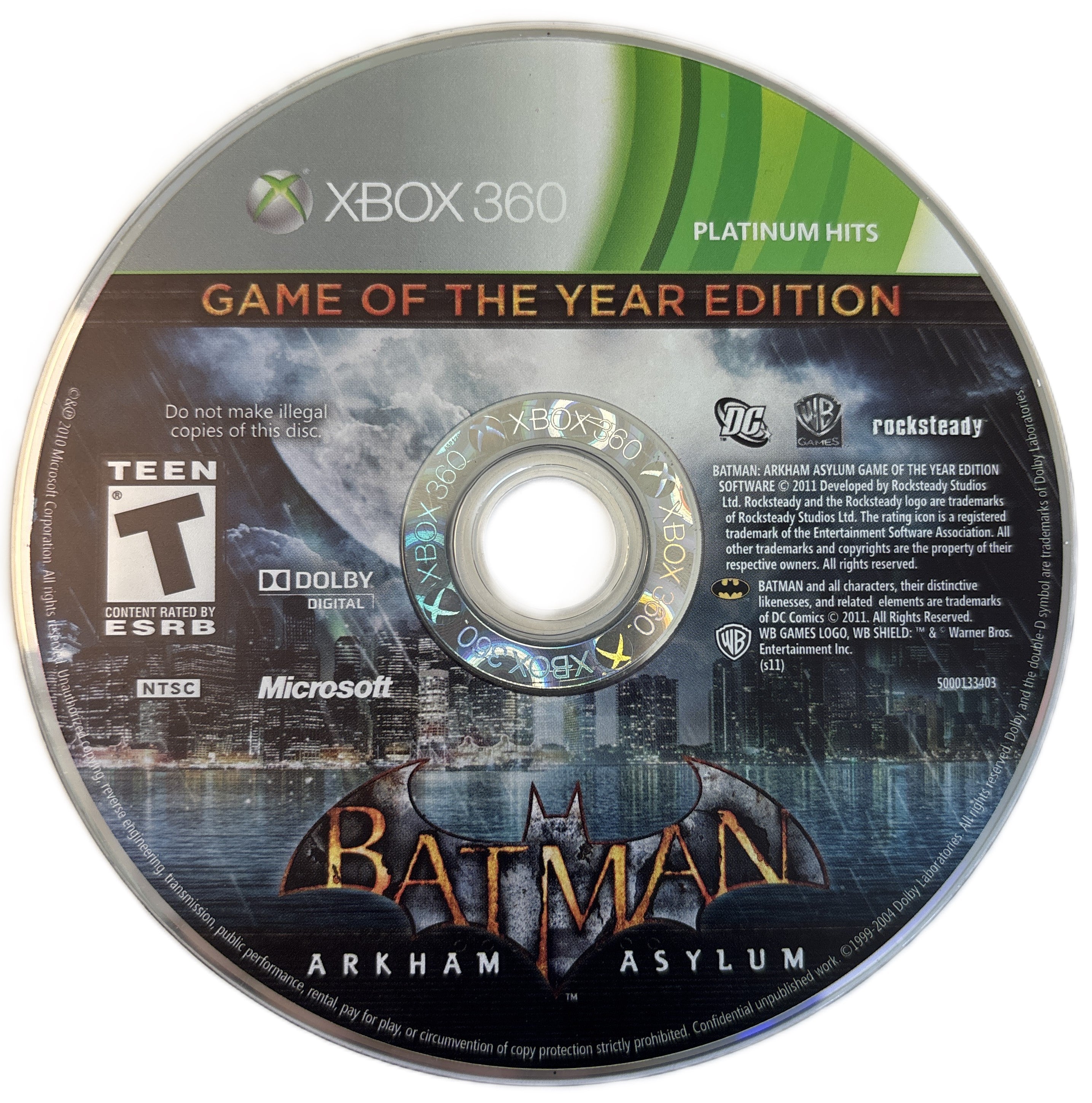Batman: Arkham Asylum Xbox 360 - Video Game - Used - CaveGamers - Image 4
