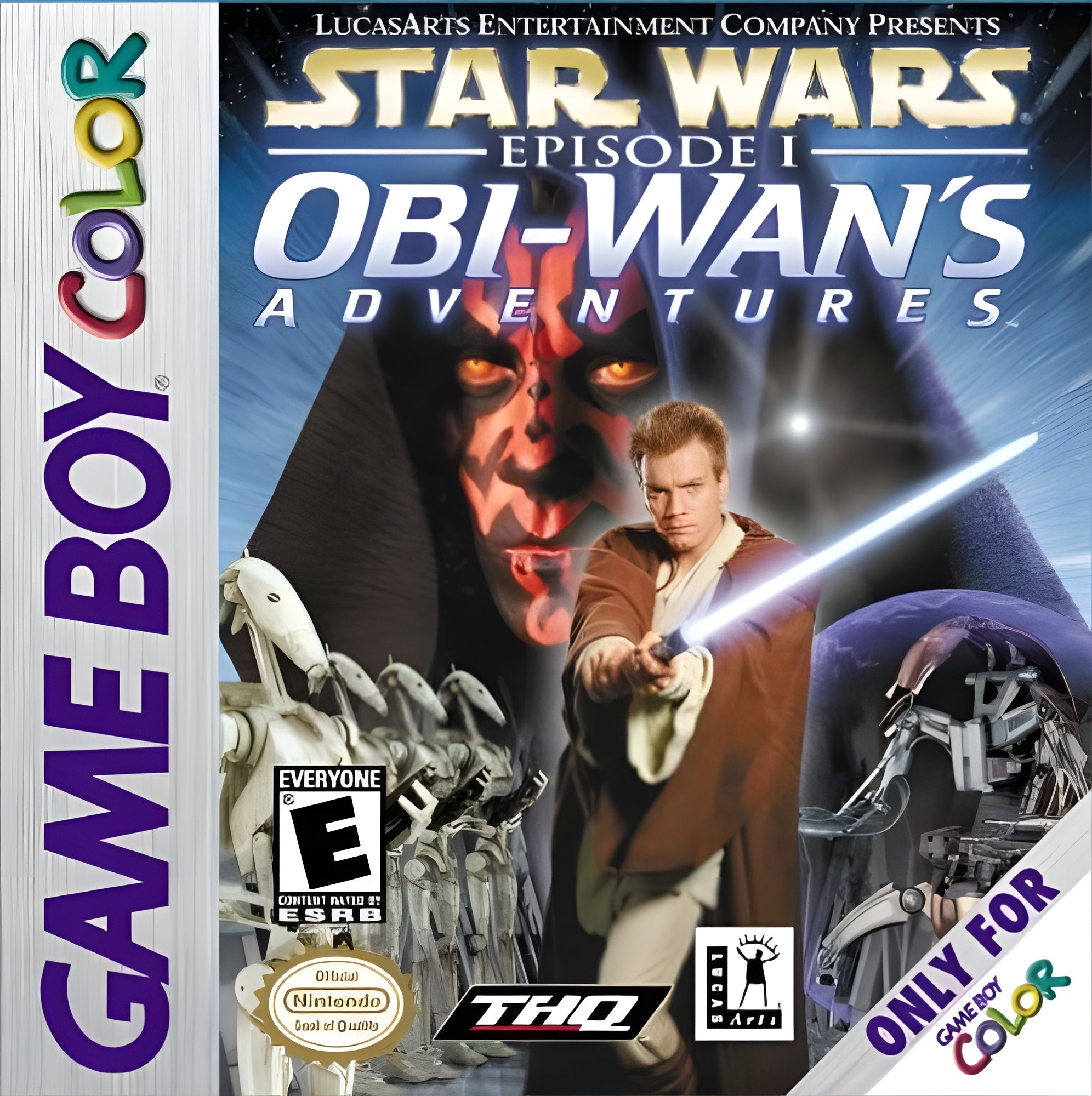 Star Wars Episode I: Obi Wan's Adventures Game Boy Color - Video Game - Used - CaveGamers