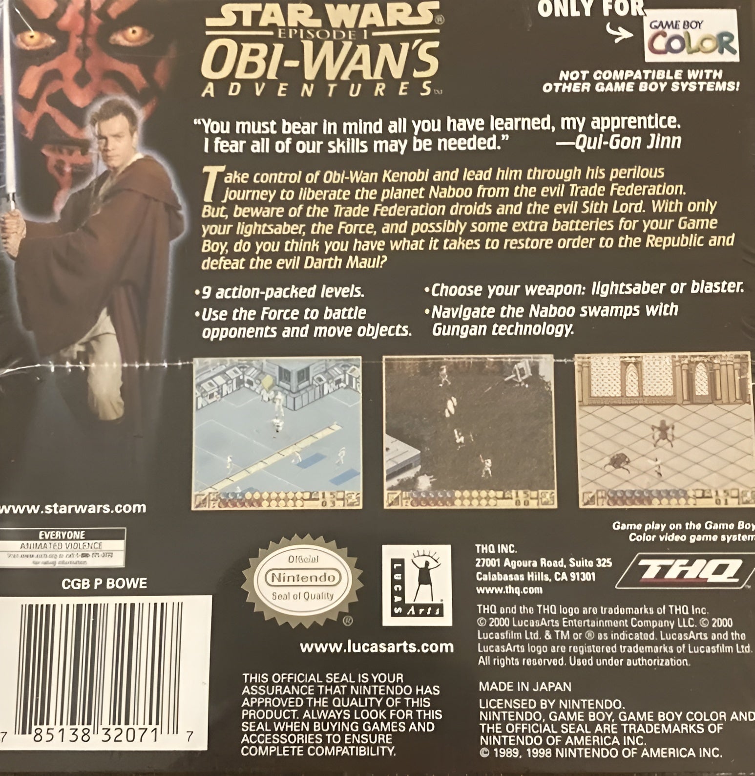 Star Wars Episode I: Obi Wan's Adventures