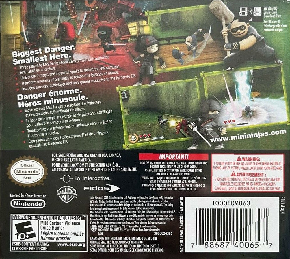 Mini Ninjas DS - Video Game - Used - CaveGamers - Image 2